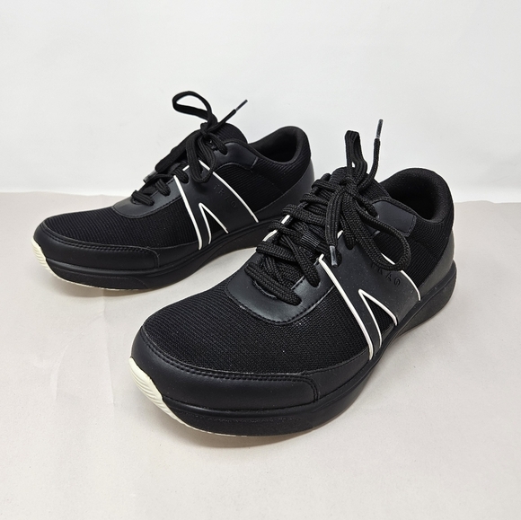 Traq By Alegria Sneakers Mens Sz 41/8 Black Mesh Smart Shoes Slip Resistant - Picture 2 of 12